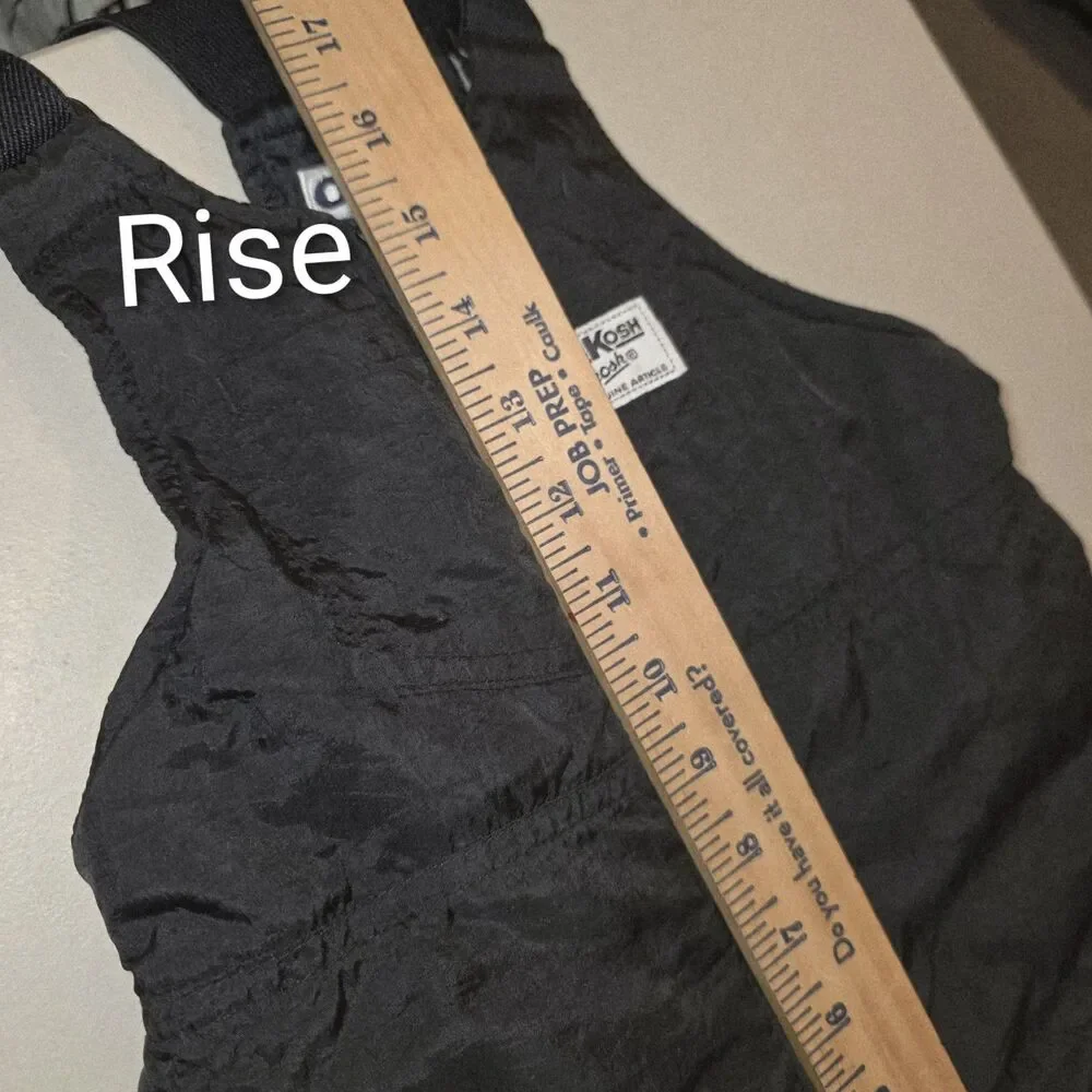 OshKosh B’gosh 18m Toddler Vintage Snow Bib Overalls Black Toddler Winter Pants